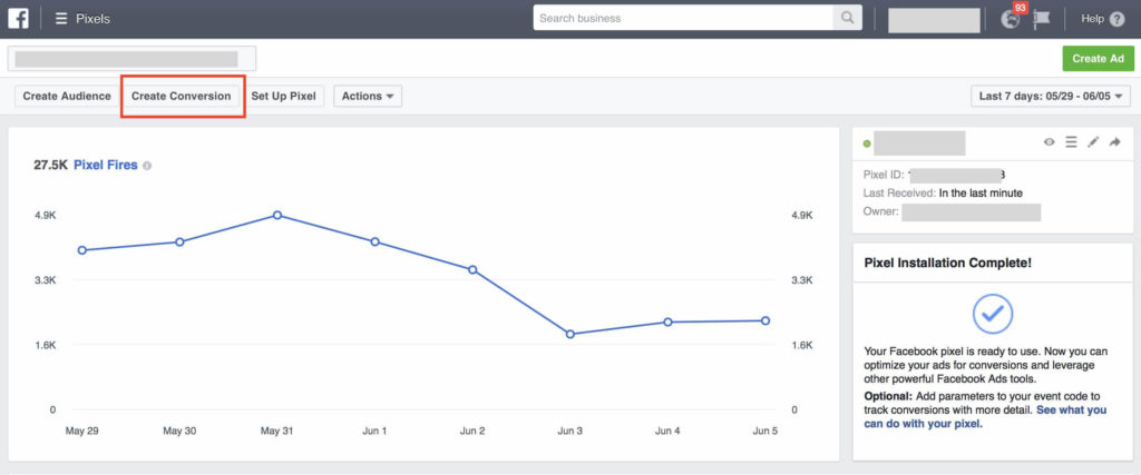 facebook pixel自定义事件